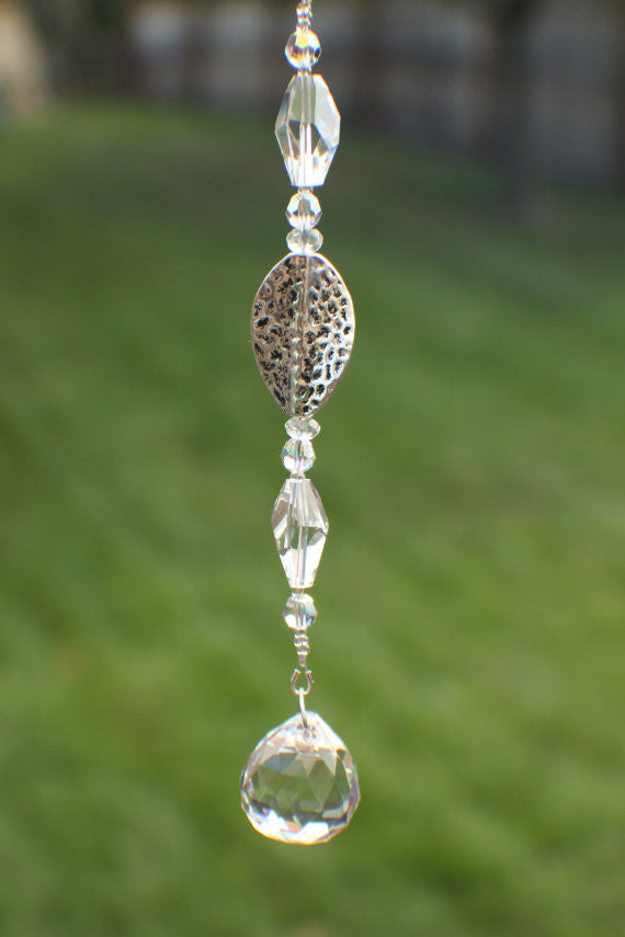 20mm Swarovski Round crystal with Swarovski round beads,Swarovski cosmic crystal beads, Metal Focal bead and Quartz Crystal beads (0026)